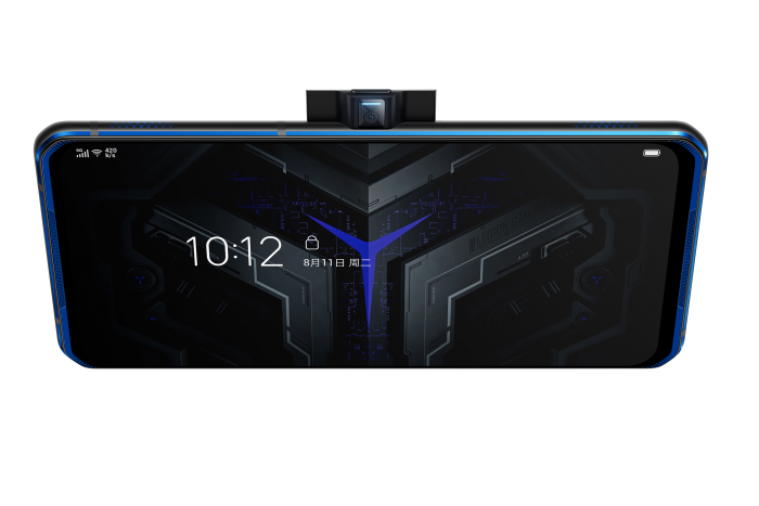 Dank der Positionierung an der Querseite können sich Nutzer beim Spielen besser selbst filmen. (Bild: Lenovo)